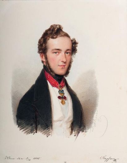 Moritz Michael DAFFINGER (Vienne, 1790-1849) Erherzog stephan Viktor von Österreich...