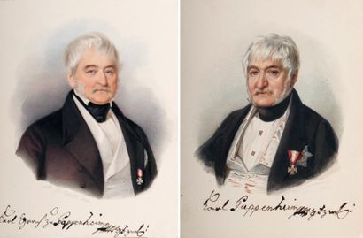 Adolf GROTENFEND (Claustal, 1812-Florence, 1847) Graf Karl Theodor Friedrich zu pappenheim...