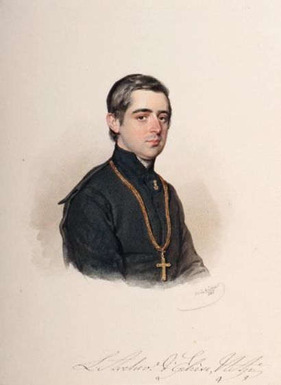 Joseph KRIEHUBER (Vienne, 1800-1876) Kardinal Fürst Ludwig altieri, erzbischof von...
