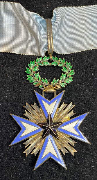 null France - Ordre de l'Étoile noire du Bénin, fondé en 1889, bijou de commandeur...