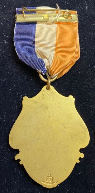 null États-Unis d'Amérique - Médaille commémorative de la réception de Charles Lindbergh...