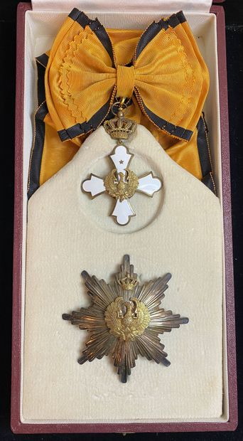 null Grèce - Ordre du Phénix, fondé en 1926, ensemble de grand-croix du modèle de...