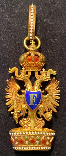 Autriche - Ordre de la Couronne de Fer, bijou...