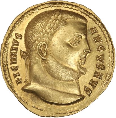 null LICINIUS (308-324).

Aureus. Nicomedia (317-318). 5,25 g.

His head laureate...