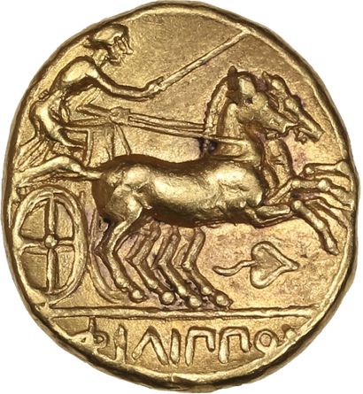 null ROYAUME de MACÉDOINE : Philippe II (359-336 av. J.-C.).

Statère d'or. Amphipolis....
