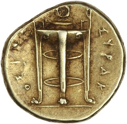 null SICILE, Syracuse : Règne d'Agathoclès (317-289 av. J.-C.).

50 litrae d'électrum....