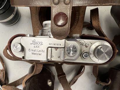 null Set of old film cameras including Leica, Foca, Kodak, Zeiss etc and set of ...