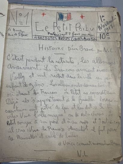 null The Little National, 1913

and Le Petit poilu, 1917 - 1918

Two handwritten...