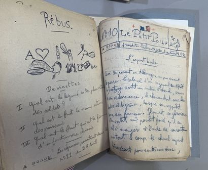 null The Little National, 1913

and Le Petit poilu, 1917 - 1918

Two handwritten...