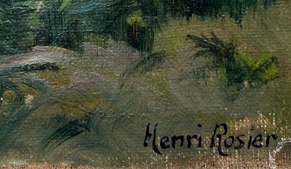 null Henri ROSIER (1854-1921)
Le Castel Vendon et le chemin du douanier
Huile sur...