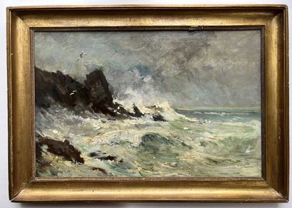null William II MACTAGGART (1903-1981)
Grosse mer
Huile sur toile signée en bas à...