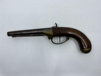 null PISTOLET d'arçon modèle 1777 transformé à percussion.
L. 34,5 cm.



---
ENLÈVEMENT...