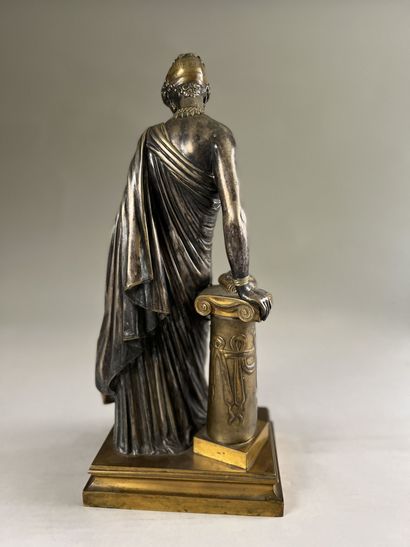 null Jean Jacques PRADIER (1790-1852). 
Sapho à la colonne. 
Grande statuette en...
