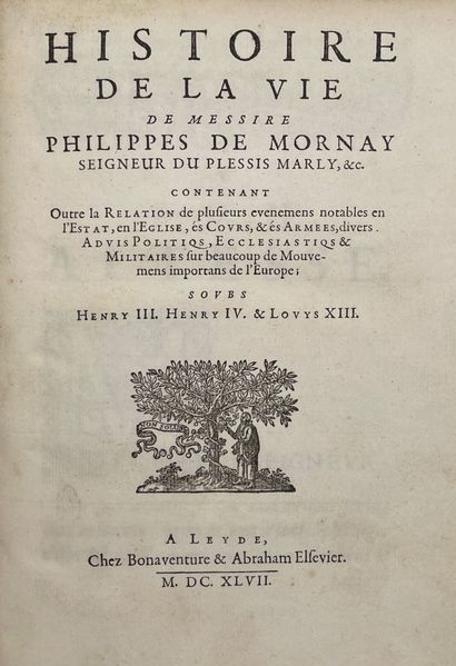 null [LICQUES (David de)].
Histoire de la vie de messire Philippes de Mornay seigneur...