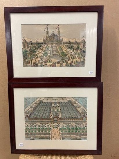 null TWO ENGRAVINGS :
World's Fair
Color proof 