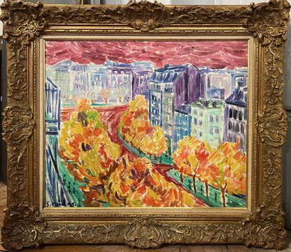 null Serge MENDJINSKY (1929-2017)
Paris, Avenue de Tourville
Oil on canvas
Signed
52...