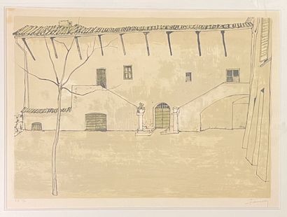 null Jean JANSEM (1920-2013)
"Orvieto"
Lithograph, signed lower right, numbered lower...