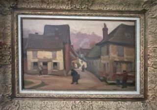 null Jules-Emile ZINGG (1882-1942)
Animated street 
Oil on canvas
42 x 65 cm