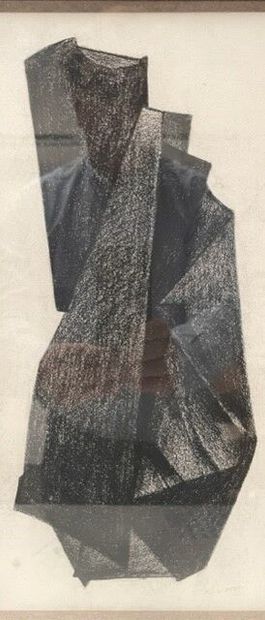 null Jean SIGNOVERT (1919-1981)
Composition 
Fusain signé
36 x 18 cm
Etude