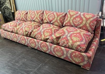 null Set of a LARGE SOFA (65 x 275 x 95 cm) and a SMALL SOFA (65 x 139 x 90 cm),...