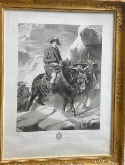 null - Lithograph after Victor ADAM
Napoleon surrounded by the most famous characters,...