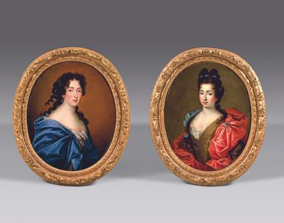 ÉCOLE FRANÇAISE de la fin du XVIIe siècle
Portraits...