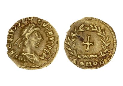 null SÉVÈRE III (461-465)
Trémissis. Rome ou Ravenne. 1,47 g.
Son buste diadémé et...