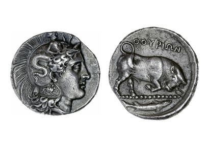 LUCANIE
Thurium (410-400 av. J.-C.)
Distatère....