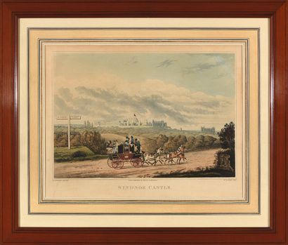 null After W. A. DELAMOTTE
Windsor Castle, etching and aquatint by H. Berthoud, 33...