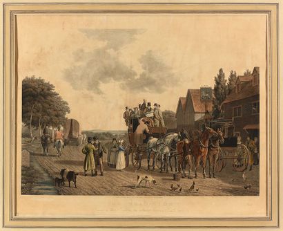 null after S.J. JONES
Elephant & Castle, Newington, 1826, etching and aquatint by...