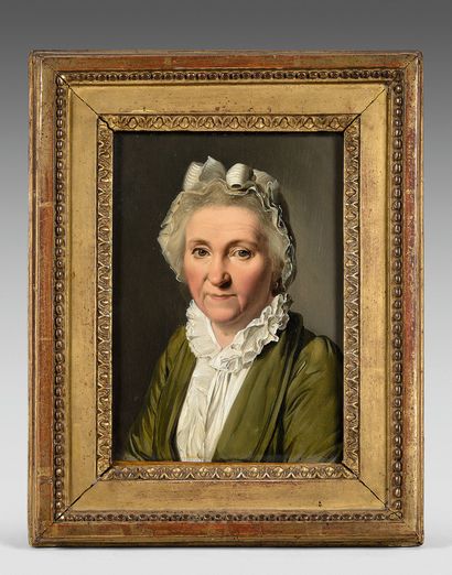 null Louis-Léopold BOILLY (1761-1845)
Portrait of Madame Kesner (or Resner), 1811
Oil...