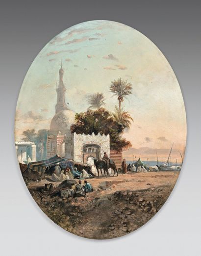 Louis-Amable CRAPELET (1822-1867)
Le Caire...