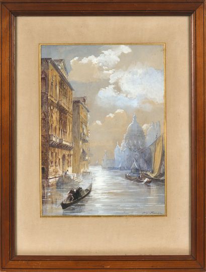 Eugène FLANDIN (1809-1889)
Vue du Grand Canal...