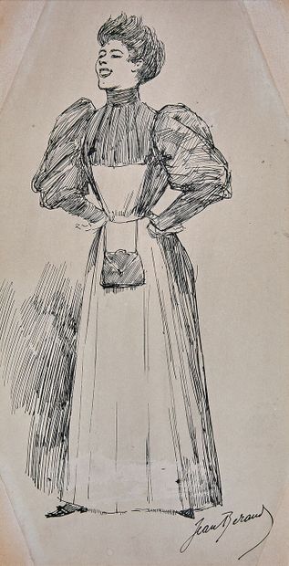 Jean BÉRAUD (1849-1935)
Femme au tablier...