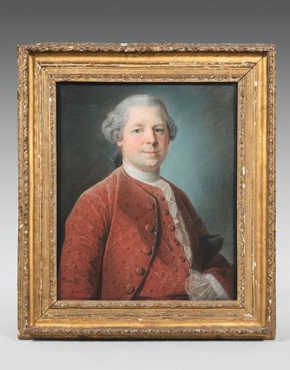 null ÉCOLE FRANÇAISE de la fin du XVIIIe siècle
Portrait présumé de Daniel Louis...