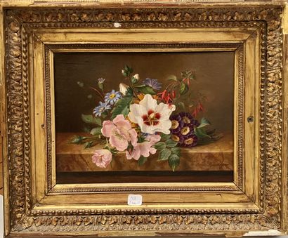 null Ange Louis Guillaume LESOURD DE BEAUREGARD (1800-1875)
Jetée de fleurs sur un...