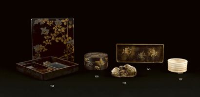 null CHINE - Fin de l'époque Ming (1368-1644)
Petit brûle-parfum tripode et côtelé...