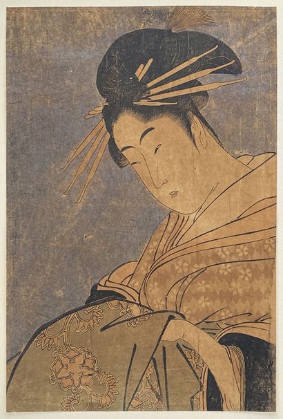 null Kitagawa Utamaro (1753?-1806)
Oban tate-e de la série Bijin kiryô kurabe, Comparaison...