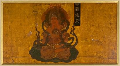null JAPAN - Edo period (1603-1868), 18th century
Set of eleven Buddhist paintings...