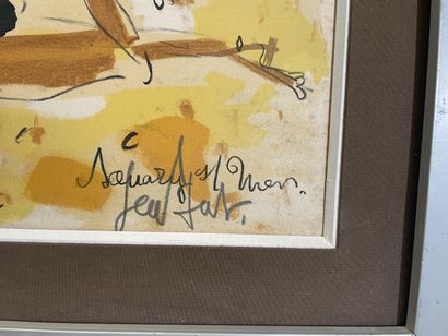 null GEN PAUL (1895-1975)
Sanary sur Mer
Lithographie en couleurs encadrée. 
Signé...
