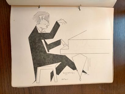 null Henri ETLIN (1886-1951)
"In a few lines. 50 drawings. Music. Theater. Dance."
...