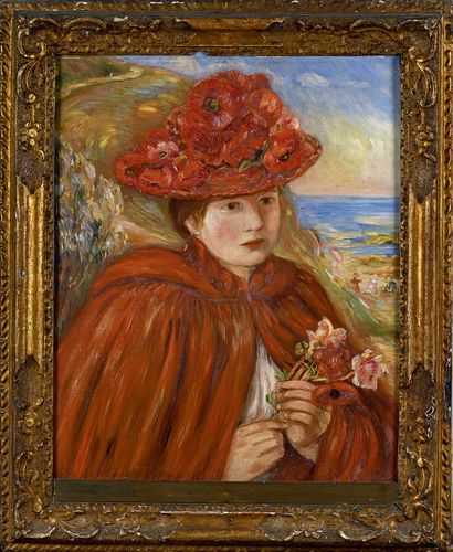 null Julie MANET ROUART (1878-1966)
Portrait de Jeanne Baudot, 1901
Huile sur toile.
55...