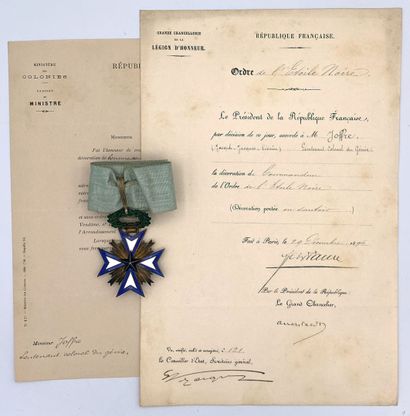 1896, ordre de l'Étoile noire du Bénin, bijou...