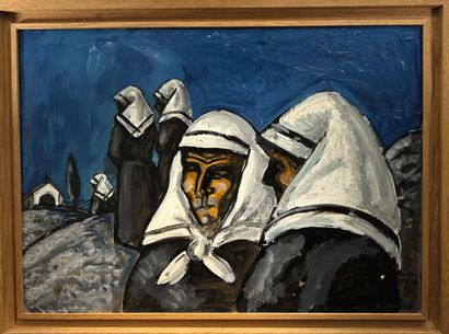 null Auguste CHABAUD (1882-1955)
The banataises
Oil on cardboard signed lower right.
76...