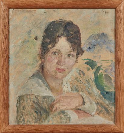 Alys PRAT (1886-1924)
Portrait de femme les...