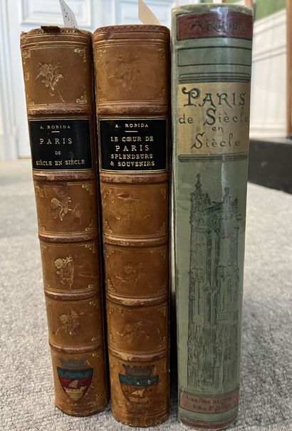 null TROIS VOLUMES :
Paris de Siécle en Siécle	A.Robida	A.Robida	Librairie Illustrée		1895
Paris...