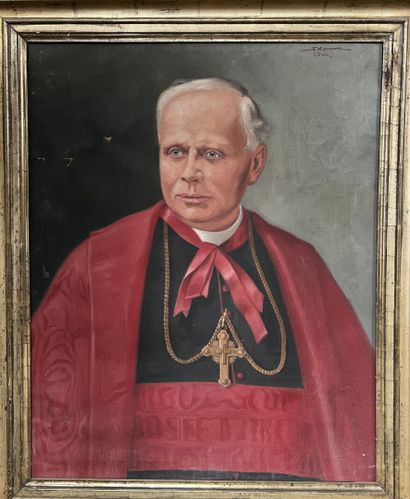 ECOLE DU XXe SIECLE
Portrait de Cardinal...