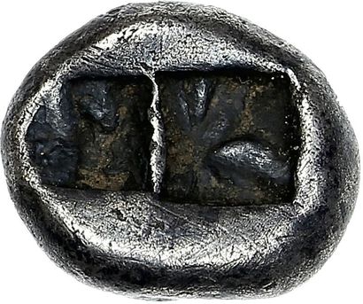 null ROYAUME de LYDIE
Crésus (561-541 av. J.-C.)
Sicle d'argent. 5,31 g.
Protomés...