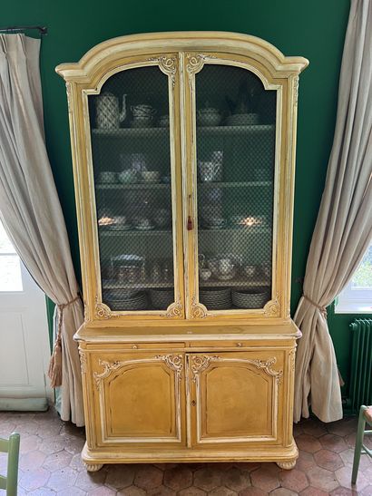 BUFFET two bodies of Louis XV style with...