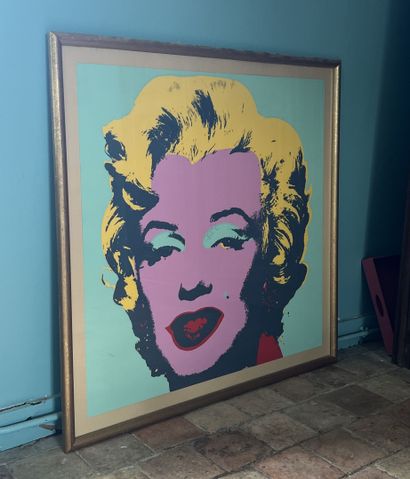 null SUNDAY B MORNING
"Marylin after Andy Warhol".
Serigraphy in colors.
91 x 91...